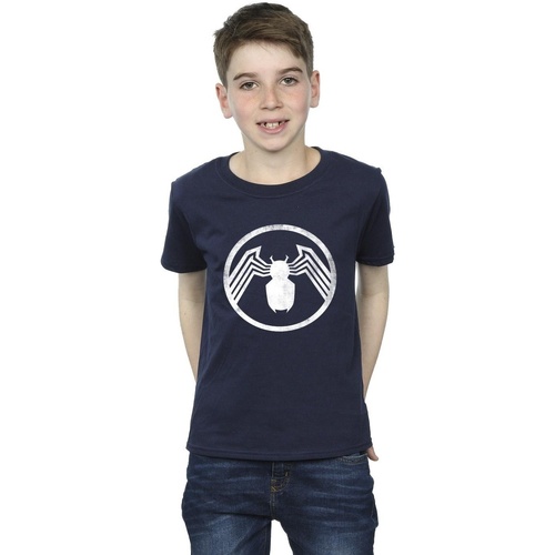 Abbigliamento Bambino T-shirt & Polo Marvel Venom Logo Emblem Blu
