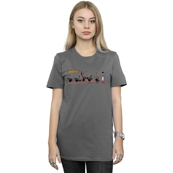 Abbigliamento Donna T-shirts a maniche lunghe Dessins Animés Daffy Duck Colour Code Multicolore
