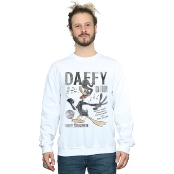 Abbigliamento Uomo Felpe Dessins Animés Daffy Duck Concert Bianco