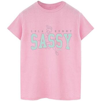 Abbigliamento Donna T-shirts a maniche lunghe Dessins Animés Lola Bunny Sassy Rosso
