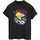Abbigliamento Donna T-shirts a maniche lunghe Dessins Animés Tweety Football Circle Nero