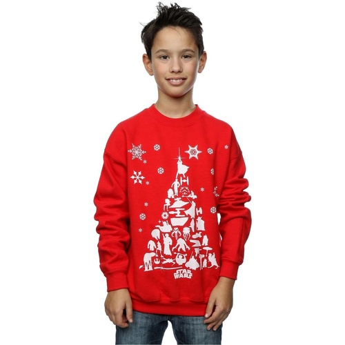 Abbigliamento Bambino Felpe Disney Christmas Tree Rosso