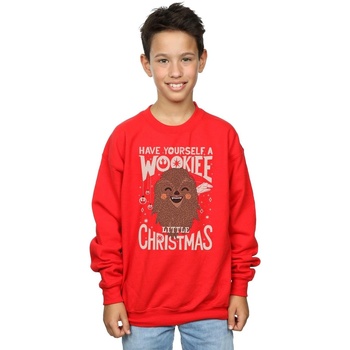 Abbigliamento Bambino Felpe Disney Wookiee Little Christmas Rosso