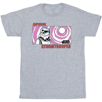 Abbigliamento Bambino T-shirt maniche corte Disney Imperial Stormtrooper Grigio