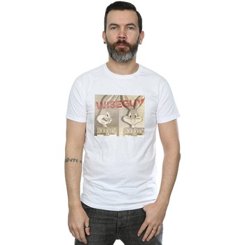 Abbigliamento Uomo T-shirts a maniche lunghe Dessins Animés Wise Guy Bianco