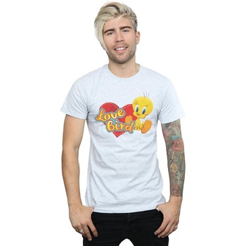 Abbigliamento Uomo T-shirts a maniche lunghe Dessins Animés Tweety Pie Valentine's Day Love Bird Grigio