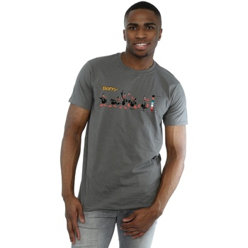 Abbigliamento Uomo T-shirts a maniche lunghe Dessins Animés Daffy Duck Colour Code Multicolore
