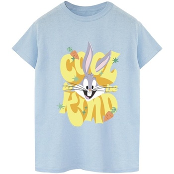 Abbigliamento Uomo T-shirts a maniche lunghe Dessins Animés Bugs Cool To Be Kind Blu