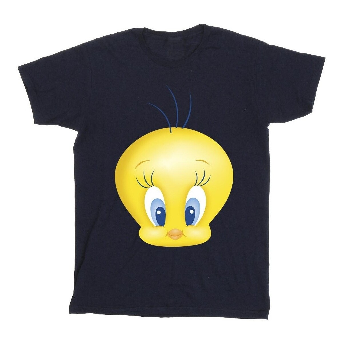 Abbigliamento Uomo T-shirts a maniche lunghe Dessins Animés Tweety Face Blu