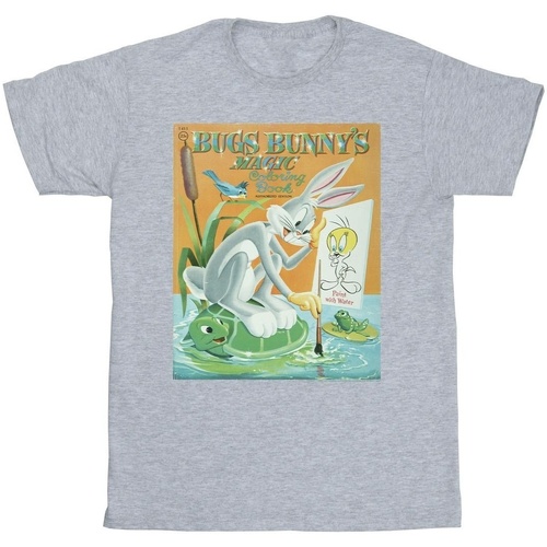 Abbigliamento Uomo T-shirts a maniche lunghe Dessins Animés Bugs Bunny Colouring Book Grigio