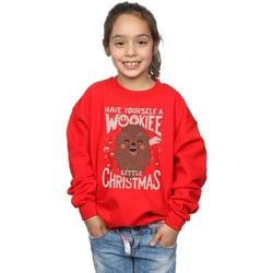 Abbigliamento Bambina Felpe Disney Wookiee Little Christmas Rosso