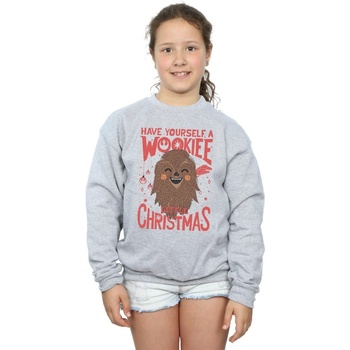 Abbigliamento Bambina Felpe Disney Wookiee Little Christmas Grigio