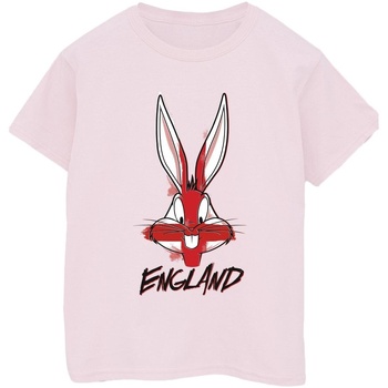 Abbigliamento Uomo T-shirts a maniche lunghe Dessins Animés Bugs England Face Rosso