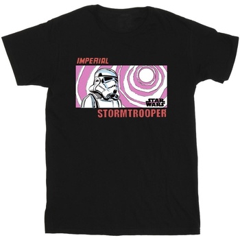 Abbigliamento Bambina T-shirts a maniche lunghe Disney Imperial Stormtrooper Nero