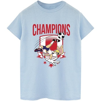 Abbigliamento Uomo T-shirts a maniche lunghe Dessins Animés Lola Football Champions Blu