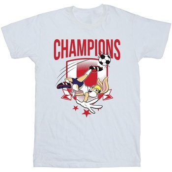Abbigliamento Uomo T-shirts a maniche lunghe Dessins Animés Lola Football Champions Bianco