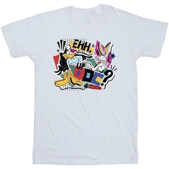 Abbigliamento Uomo T-shirts a maniche lunghe Dessins Animés What's Up Doc Pop Art Bianco