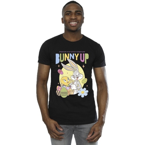 Abbigliamento Uomo T-shirts a maniche lunghe Dessins Animés Bunny Up Nero