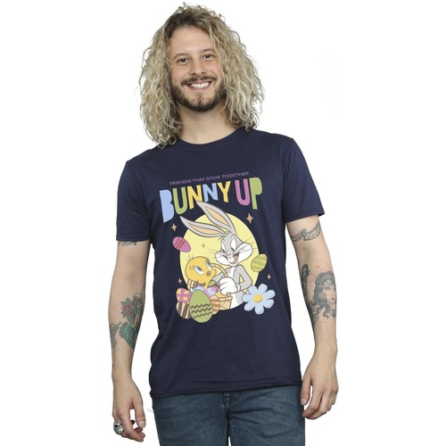 Abbigliamento Uomo T-shirts a maniche lunghe Dessins Animés Bunny Up Blu