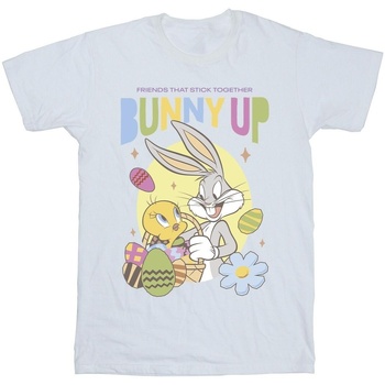 Abbigliamento Uomo T-shirts a maniche lunghe Dessins Animés Bunny Up Bianco
