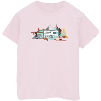 Abbigliamento Uomo T-shirts a maniche lunghe Disney Lightyear Star Command Graphic Title Rosso