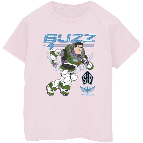 Abbigliamento Uomo T-shirts a maniche lunghe Disney Lightyear Buzz Run To Action Rosso