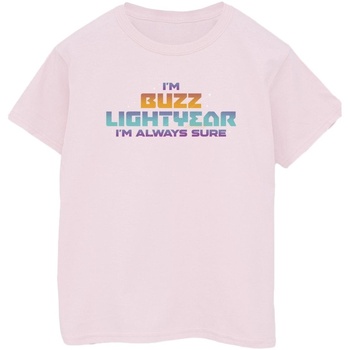 Abbigliamento Uomo T-shirts a maniche lunghe Disney Lightyear Always Sure Text Rosso