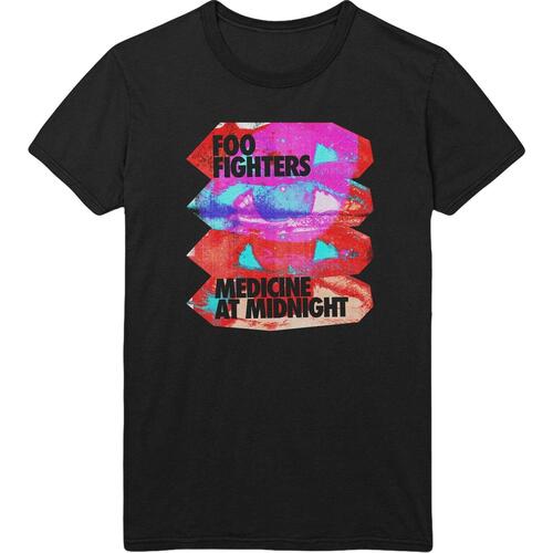 Abbigliamento T-shirts a maniche lunghe Foo Fighters Medicine At Midnight Nero