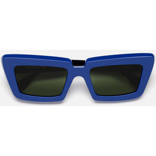 Orologi & Gioielli Occhiali da sole Retrosuperfuture Occhiali da Sole  Coccodrillo Triphase 4XZ Blu