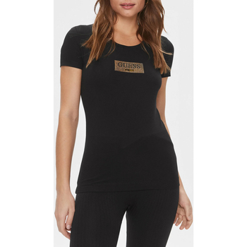 Abbigliamento Donna T-shirt maniche corte Guess W4RI33-J1314 Nero