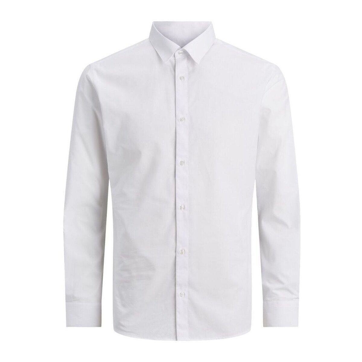 Abbigliamento Bambino Camicie maniche lunghe Jack & Jones 12252680 JOE-WHITE Bianco