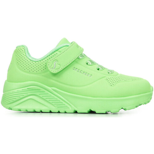 Scarpe Bambina Sneakers Skechers Uno Lite Verde