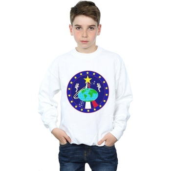 Abbigliamento Bambino Felpe Nasa Classic Globe Astronauts Bianco