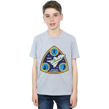 Abbigliamento Bambino T-shirt maniche corte Nasa Classic Spacelab Life Science Grigio