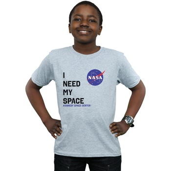 Abbigliamento Bambino T-shirt maniche corte Nasa I Need My Space Grigio