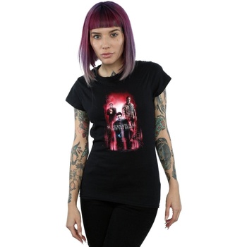 Abbigliamento Donna T-shirts a maniche lunghe Supernatural Group Crowley Nero