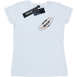 Abbigliamento Donna T-shirts a maniche lunghe Supernatural Symbol Scratch Bianco