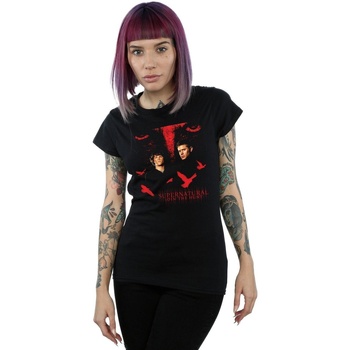 Abbigliamento Donna T-shirts a maniche lunghe Supernatural Crow Eyes Nero
