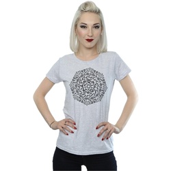 Abbigliamento Donna T-shirts a maniche lunghe Supernatural Symbol Circle Grigio