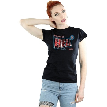 Abbigliamento Donna T-shirts a maniche lunghe Supernatural Welcome To Hell Nero
