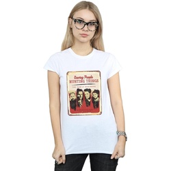 Abbigliamento Donna T-shirts a maniche lunghe Supernatural Family Business Sign Bianco