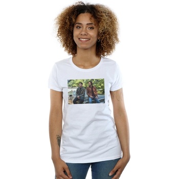 Abbigliamento Donna T-shirts a maniche lunghe Supernatural Impala Brothers Bianco
