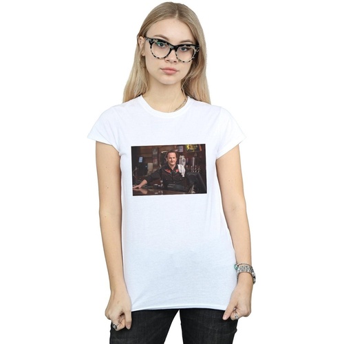 Abbigliamento Donna T-shirts a maniche lunghe Supernatural Gabriel's Bar Bianco