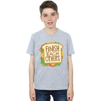 Abbigliamento Bambino T-shirt maniche corte Disney Wreck It Ralph Anna's Shirt Grigio