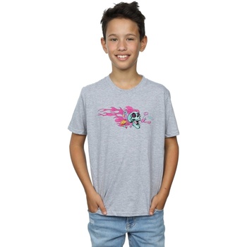 Abbigliamento Bambino T-shirt maniche corte Disney Wreck It Ralph Candy Skull Grigio