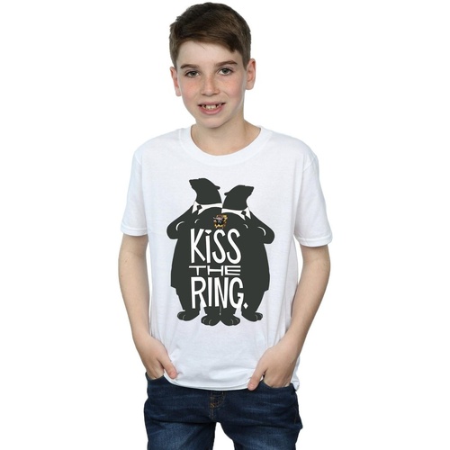 Abbigliamento Bambino T-shirt maniche corte Disney Zootropolis Kiss The Ring Bianco