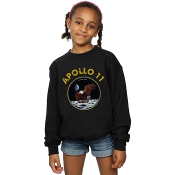 Abbigliamento Bambina Felpe Nasa Classic Apollo 11 Nero