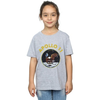 Abbigliamento Bambina T-shirts a maniche lunghe Nasa Classic Apollo 11 Grigio