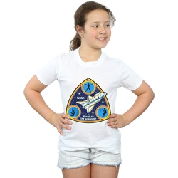 Abbigliamento Bambina T-shirts a maniche lunghe Nasa Classic Spacelab Life Science Bianco