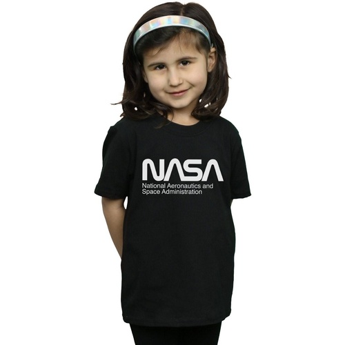 Abbigliamento Bambina T-shirts a maniche lunghe Nasa BI42310 Nero